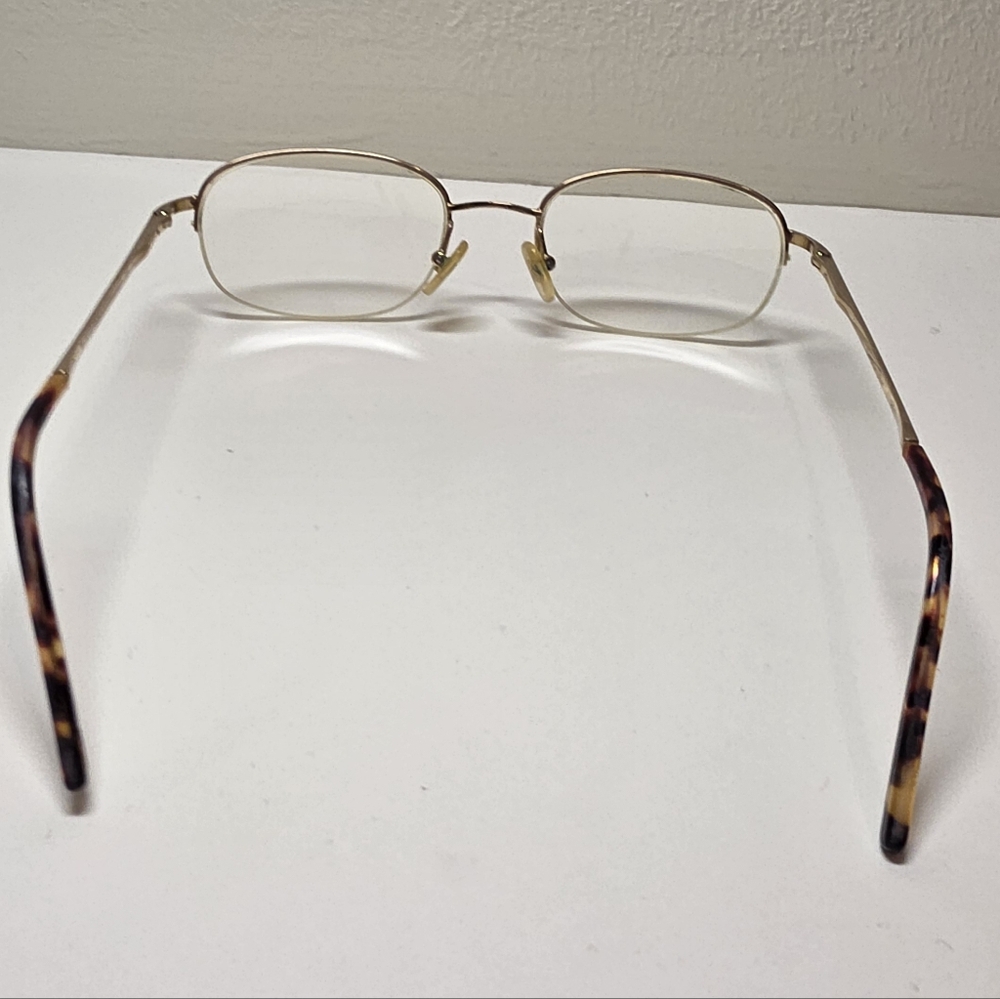 Authentic Christian Dior 4511 Gold Metal Tortoiseshell Eyeglass Frames 40A-135 - Picture 6 of 7